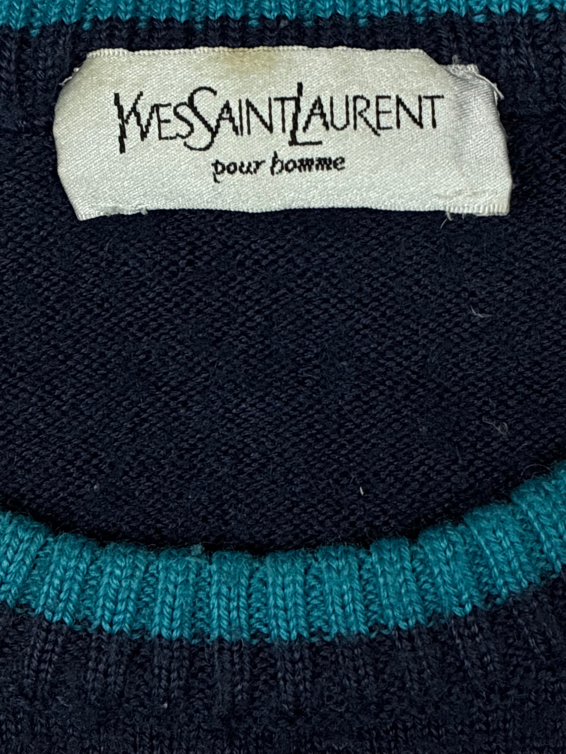 vintage YSL Yves Saint Laurent knittedsweater {M}