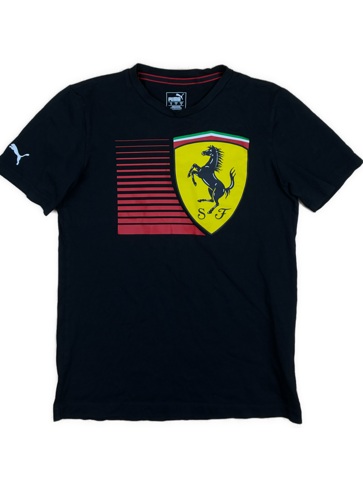 vintage Puma Ferrari t-shirt {S}