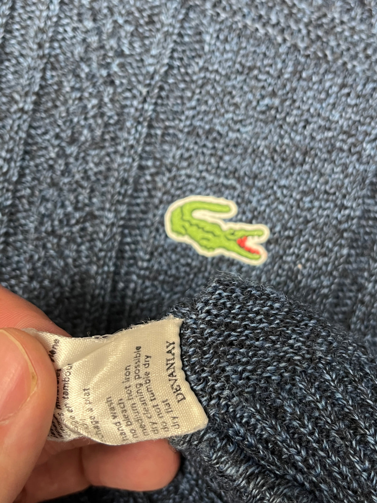 vintage Lacoste knittedsweater {L}