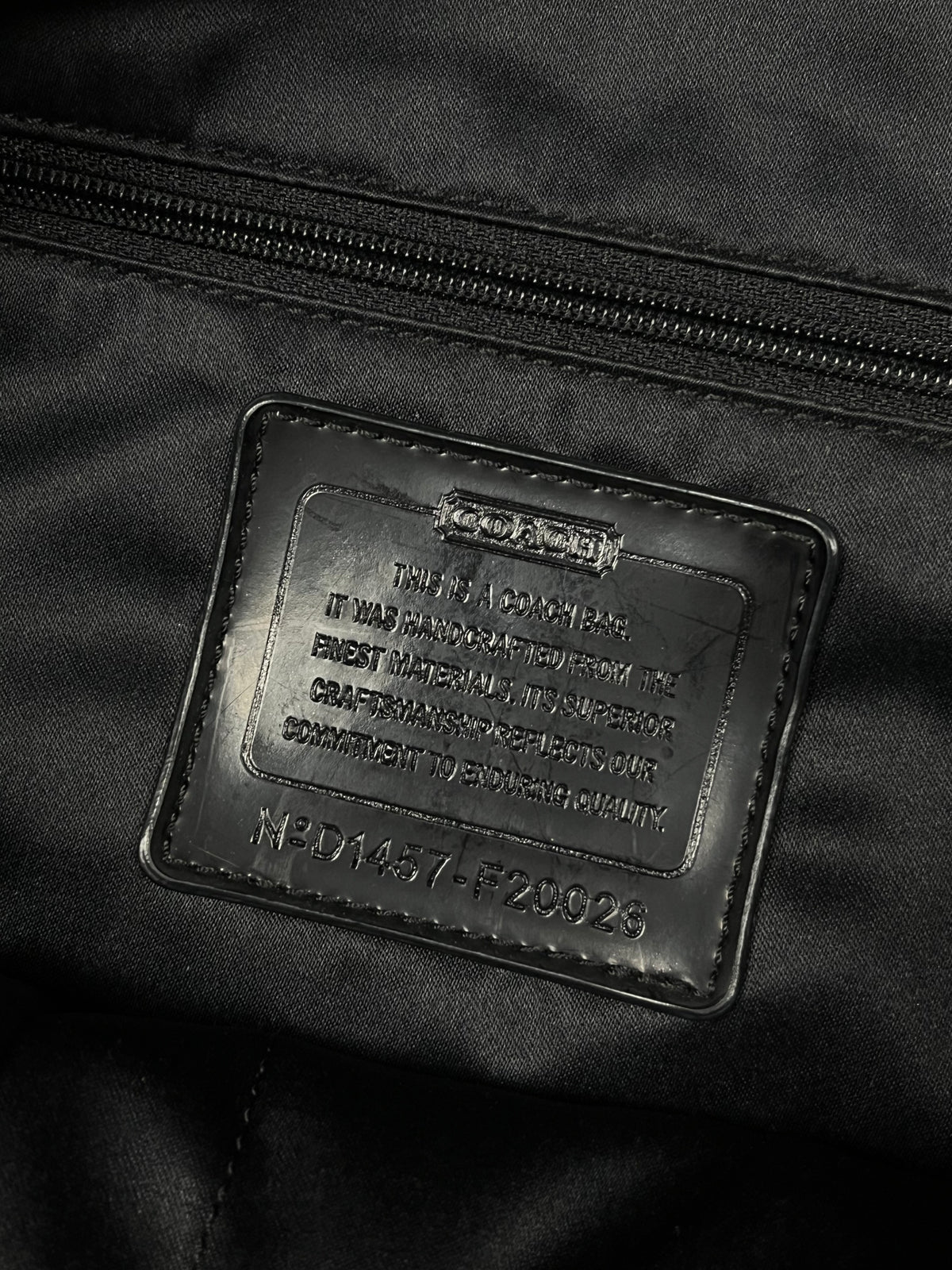 vintage COACH shopper