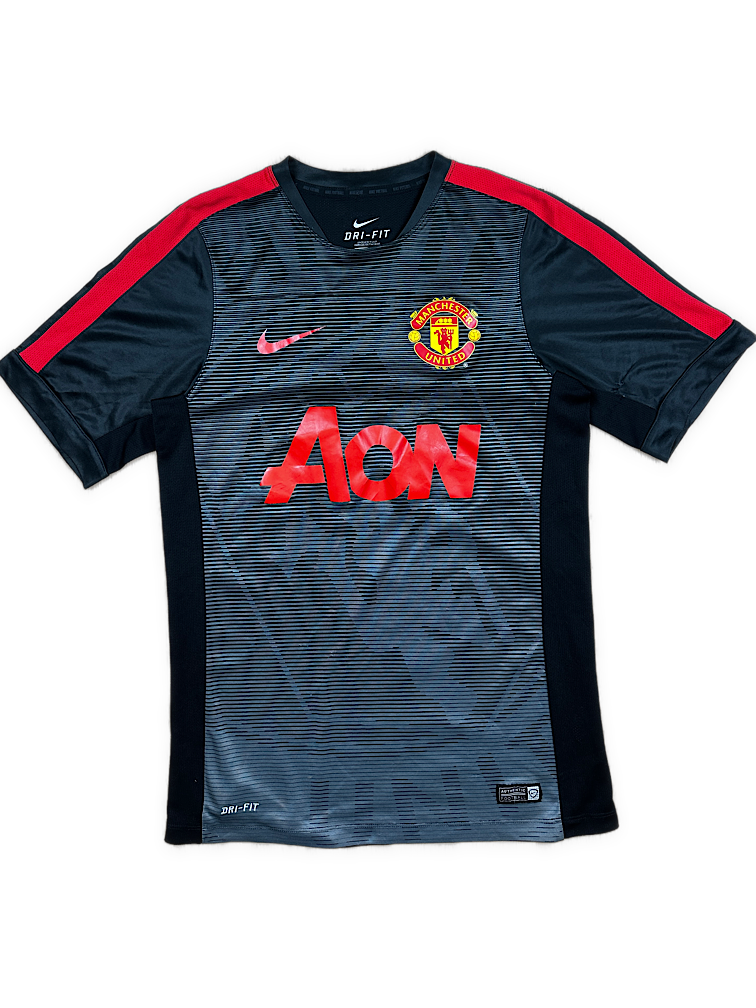 vintage Nike Manchester United trainingjersey {S}