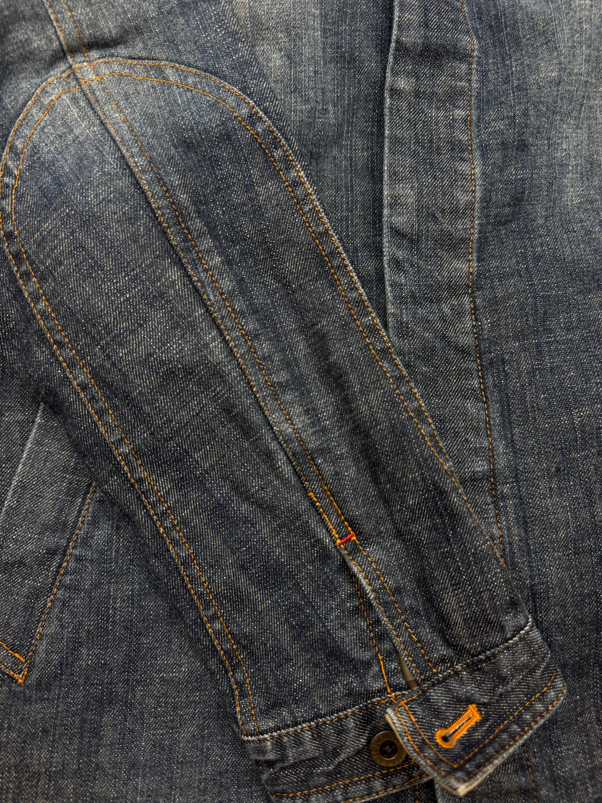 vintage True Religion jeansvest {M}
