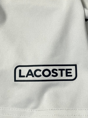 white Lacoste Nova Djokovic polo {M}