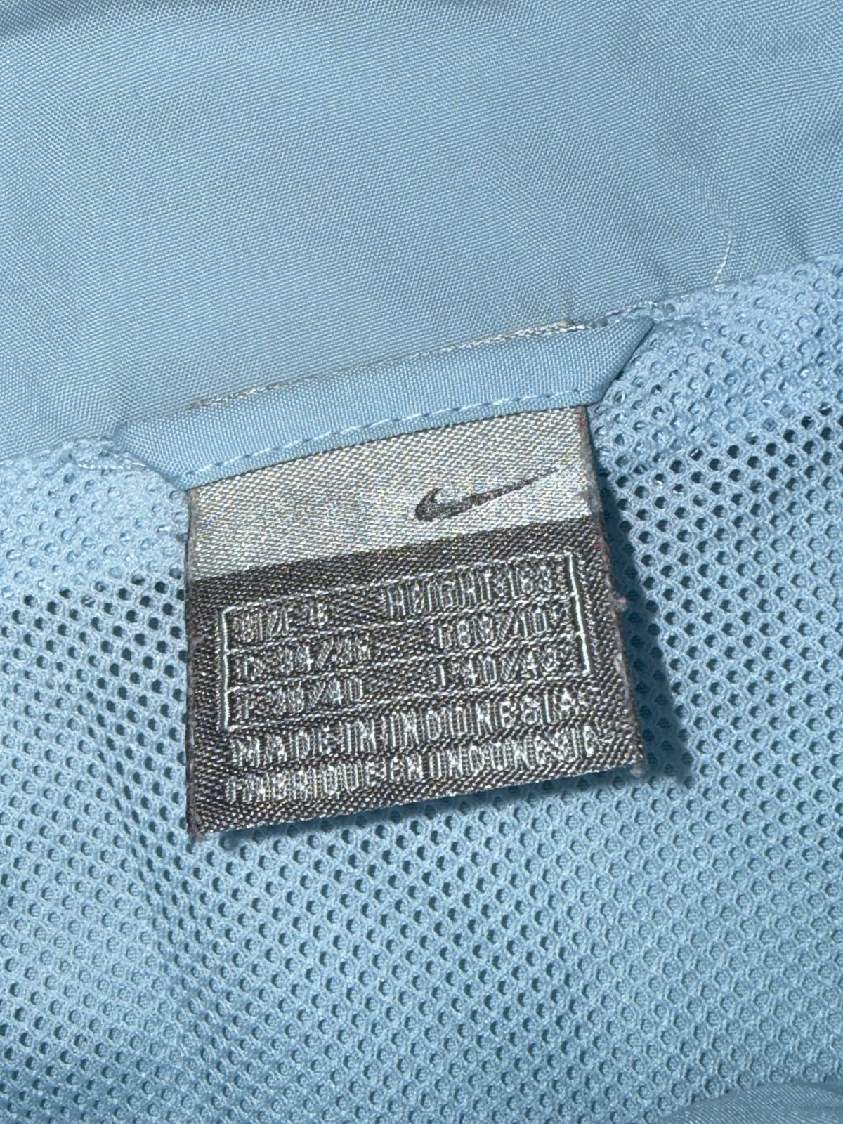 vintage babyblue Nike windbreaker {S}