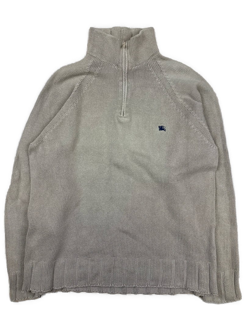 vintage Burberry quarterzip {M}