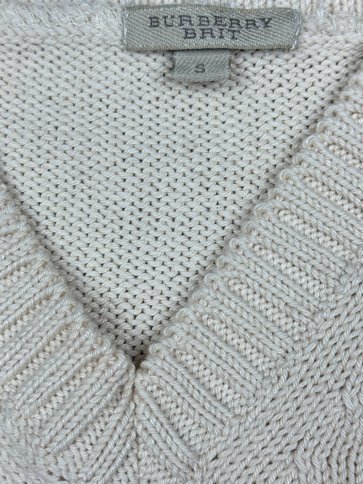 vintage Burberry knittedsweater {M}