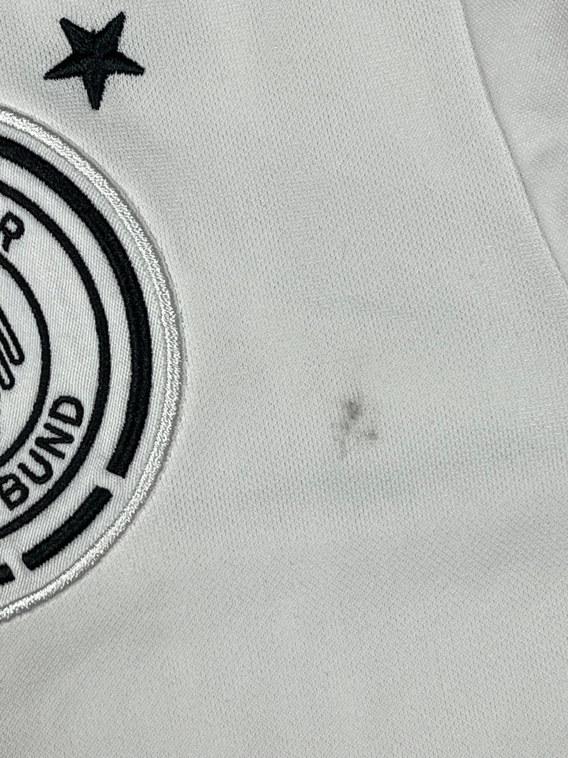 white Adidas Germany home jersey {S}