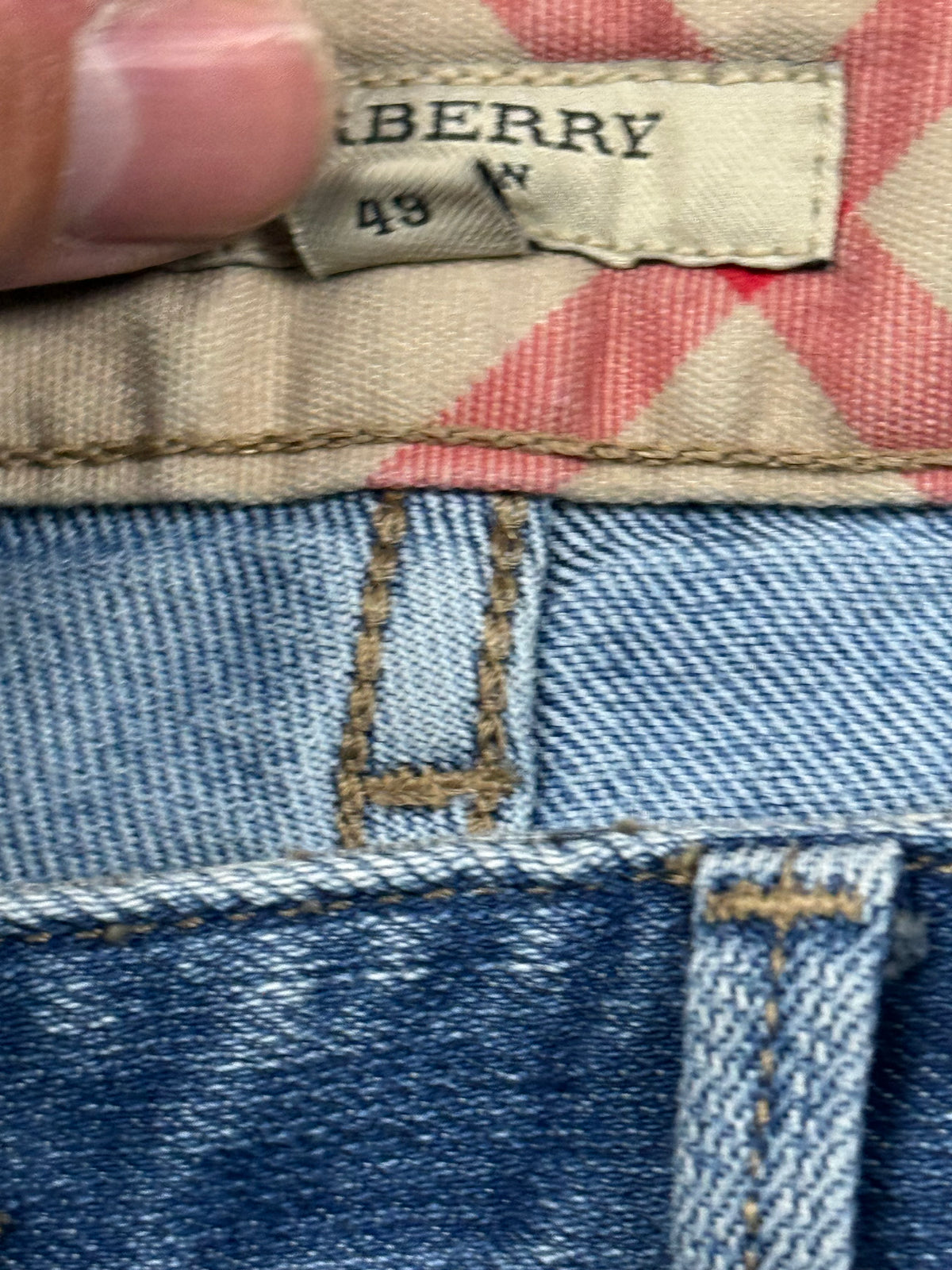 vintage Burberry jeans