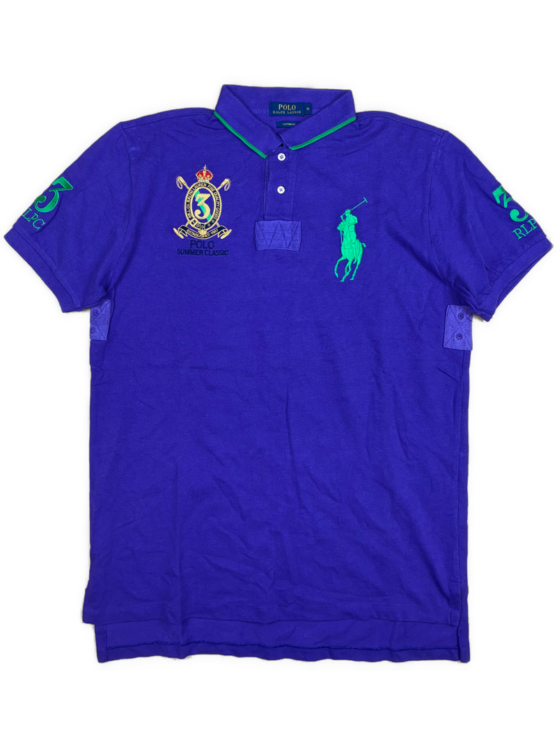 vintage purple Polo Ralph Lauren polo {XL}