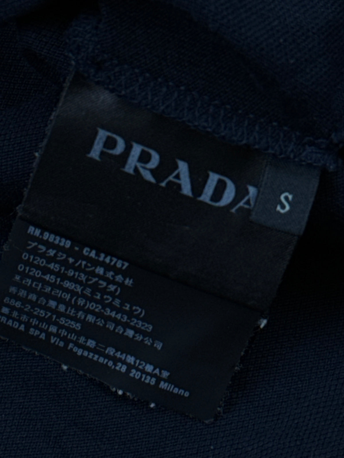 black Prada polo {S}