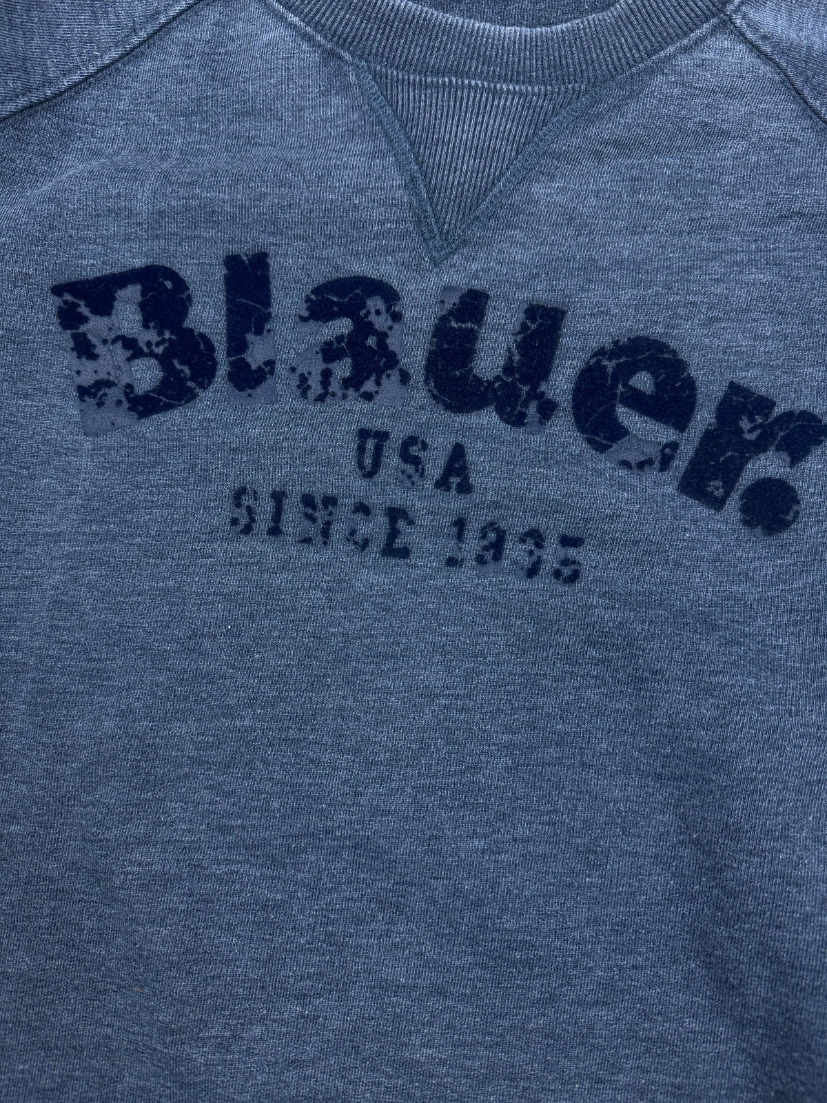 vintage navyblue Blauer sweater {M}