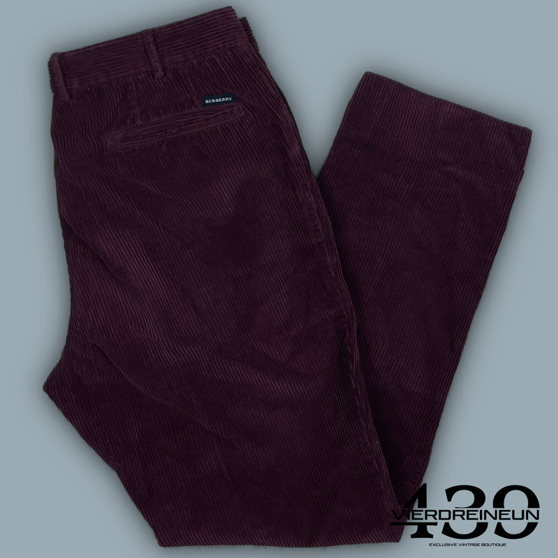 vintage Burberry cord pants {L}