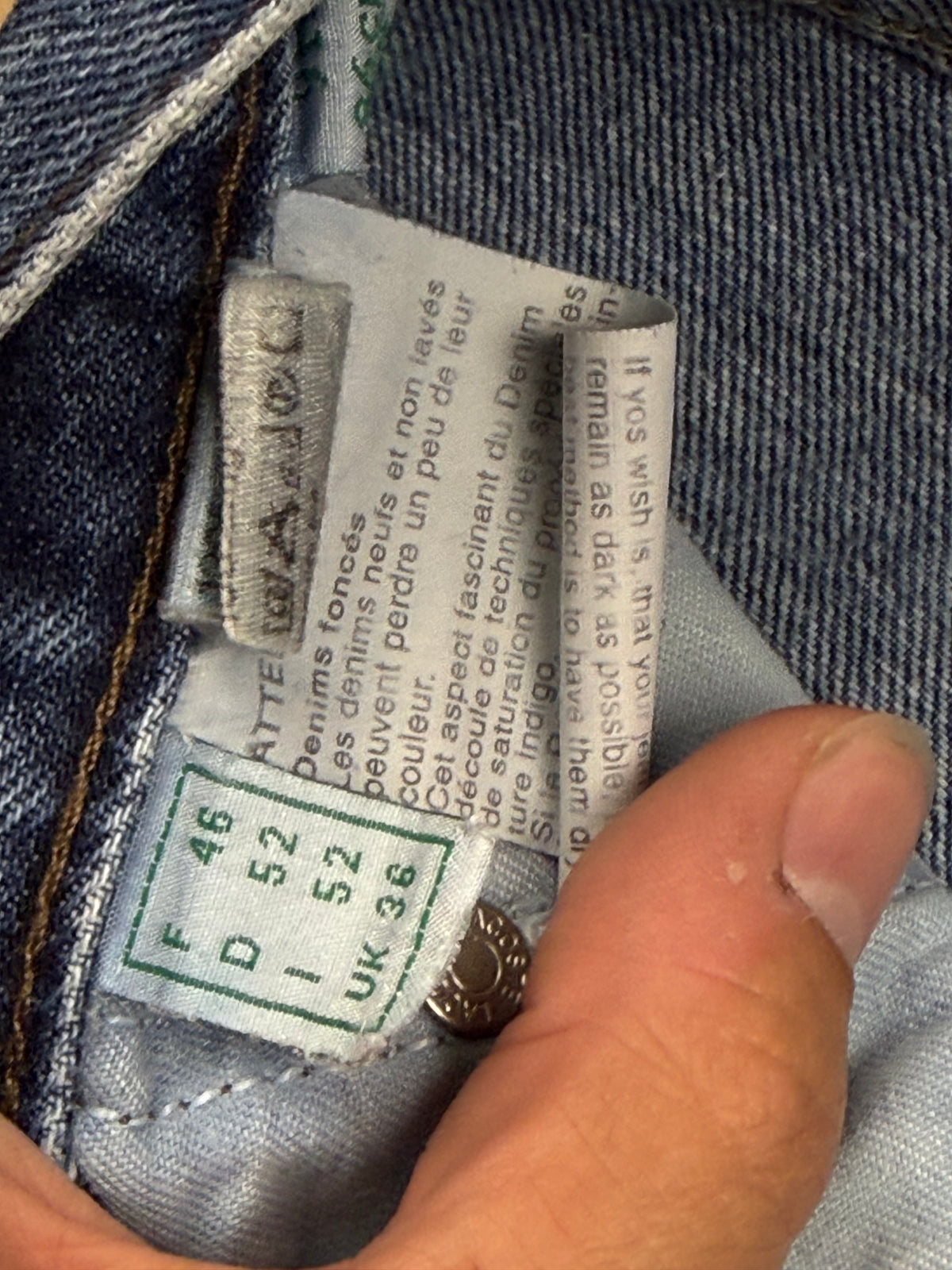 vintage Lacoste jeans