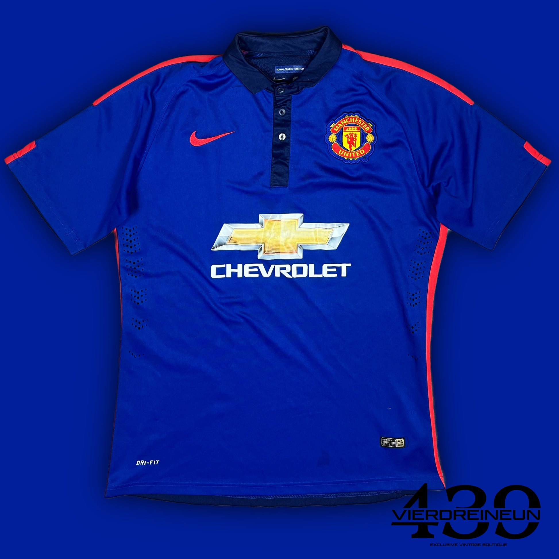 vintage Nike Manchester United away jersey {XL}