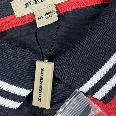 vintage Burberry long polo DSWT {XS}