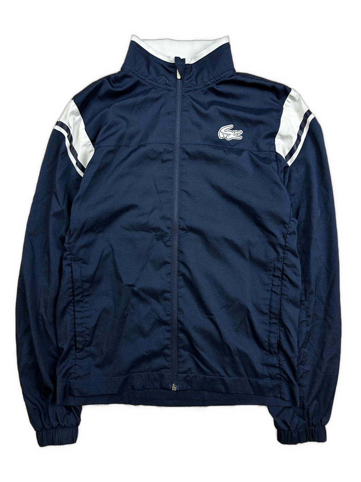 navyblue Lacoste windbreaker {XS}