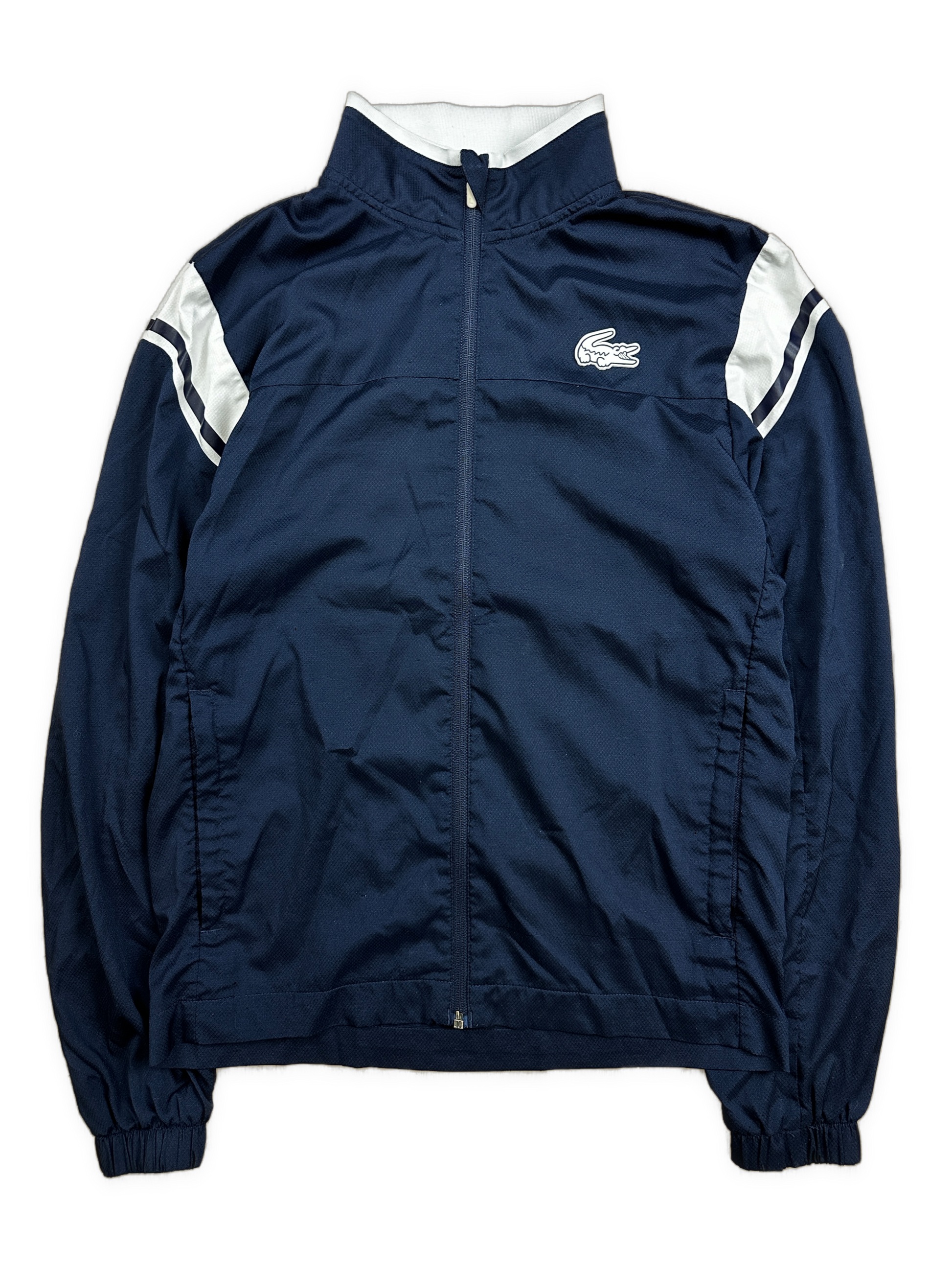 navyblue Lacoste windbreaker {XS}