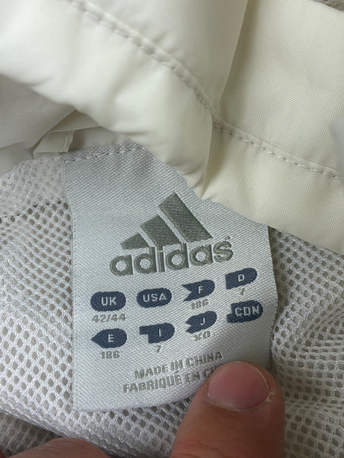 vintage Adidas Real Madrid windbreaker {XL}