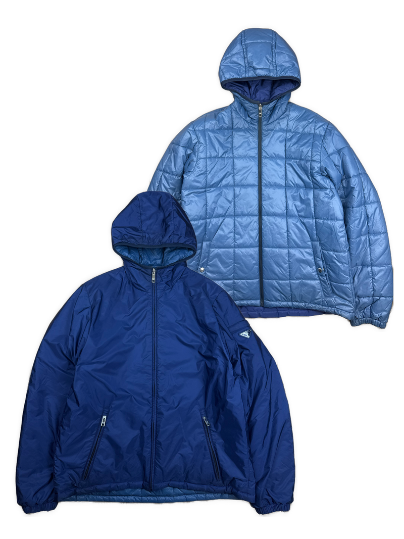navyblue reversible Prada winterjacket {L}