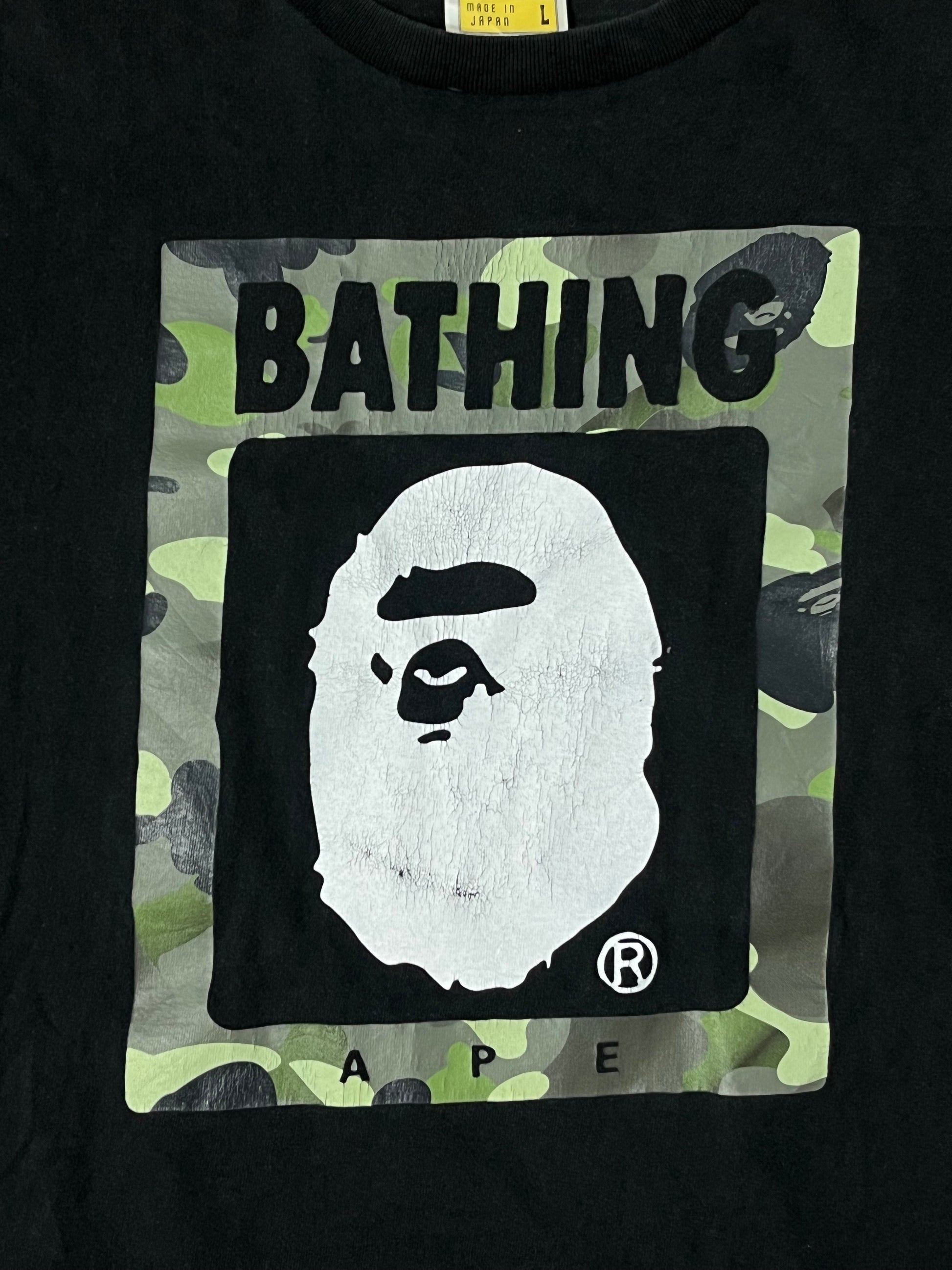 vintage BAPE a bathing ape t-shirt {L}