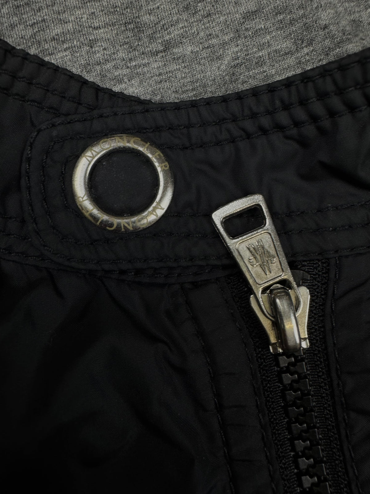 vintage black Moncler windbreaker {L}