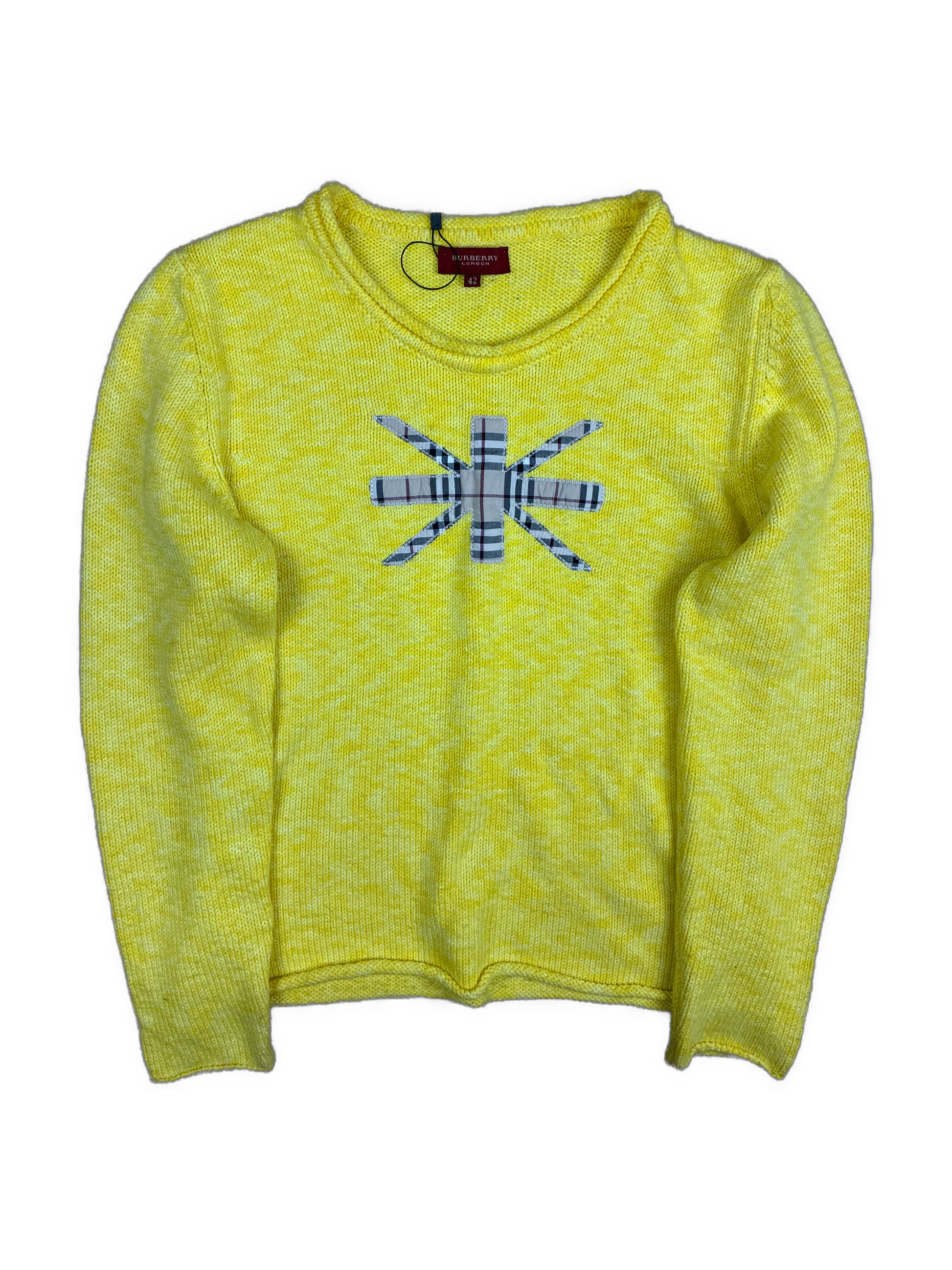 vintage Burberry knittedsweater {S}