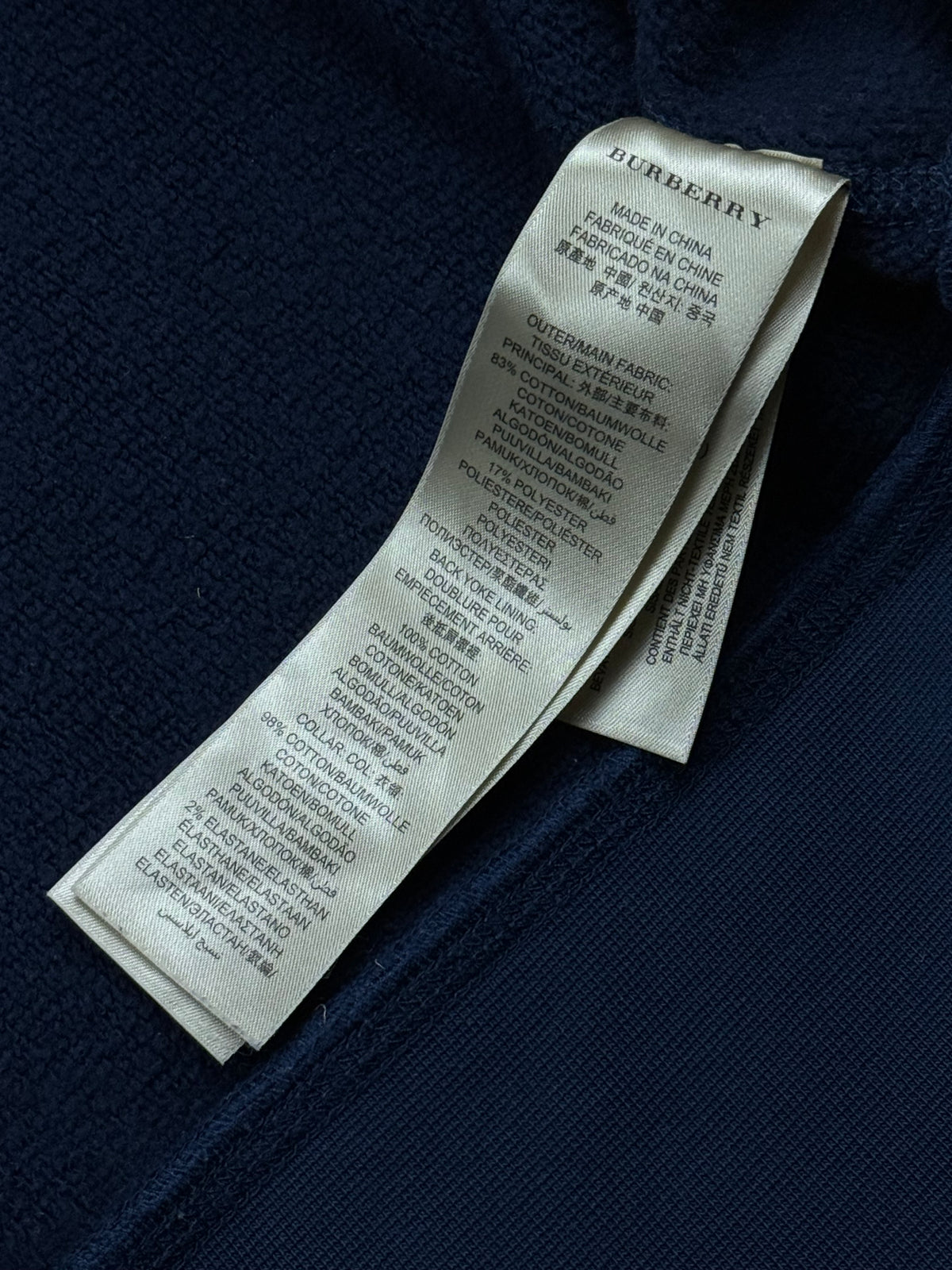 vintage Burberry sweatjacket