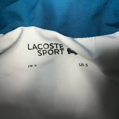 black Lacoste windbreaker {S}