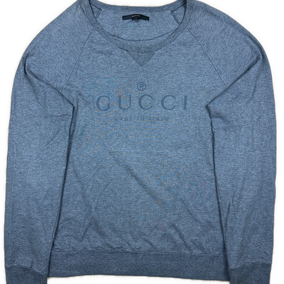 vintage grey Gucci sweater {L}