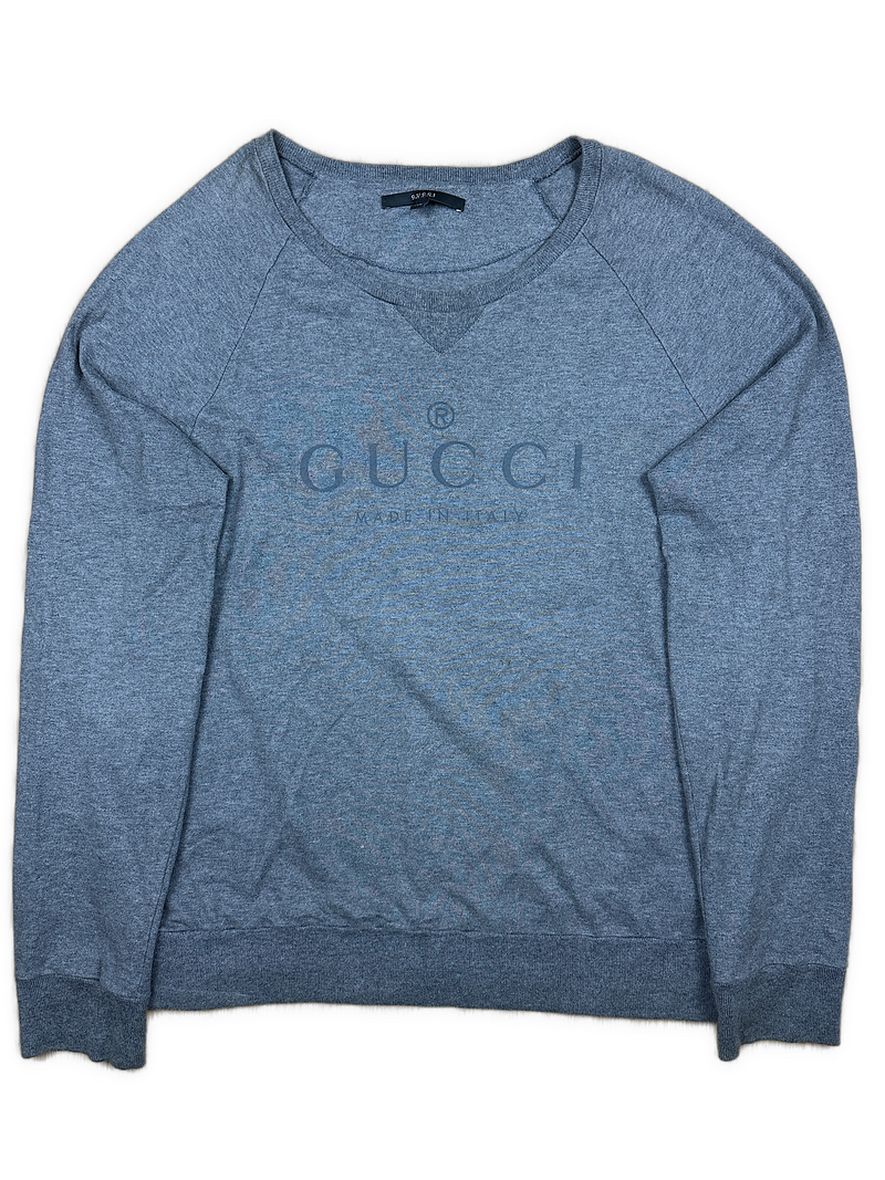 vintage grey Gucci sweater {L}