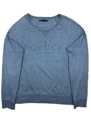 vintage grey Gucci sweater {L}