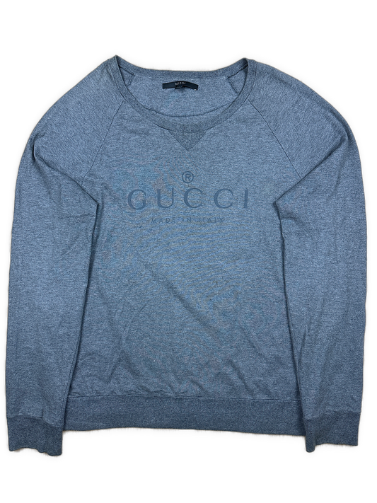 vintage grey Gucci sweater {L}