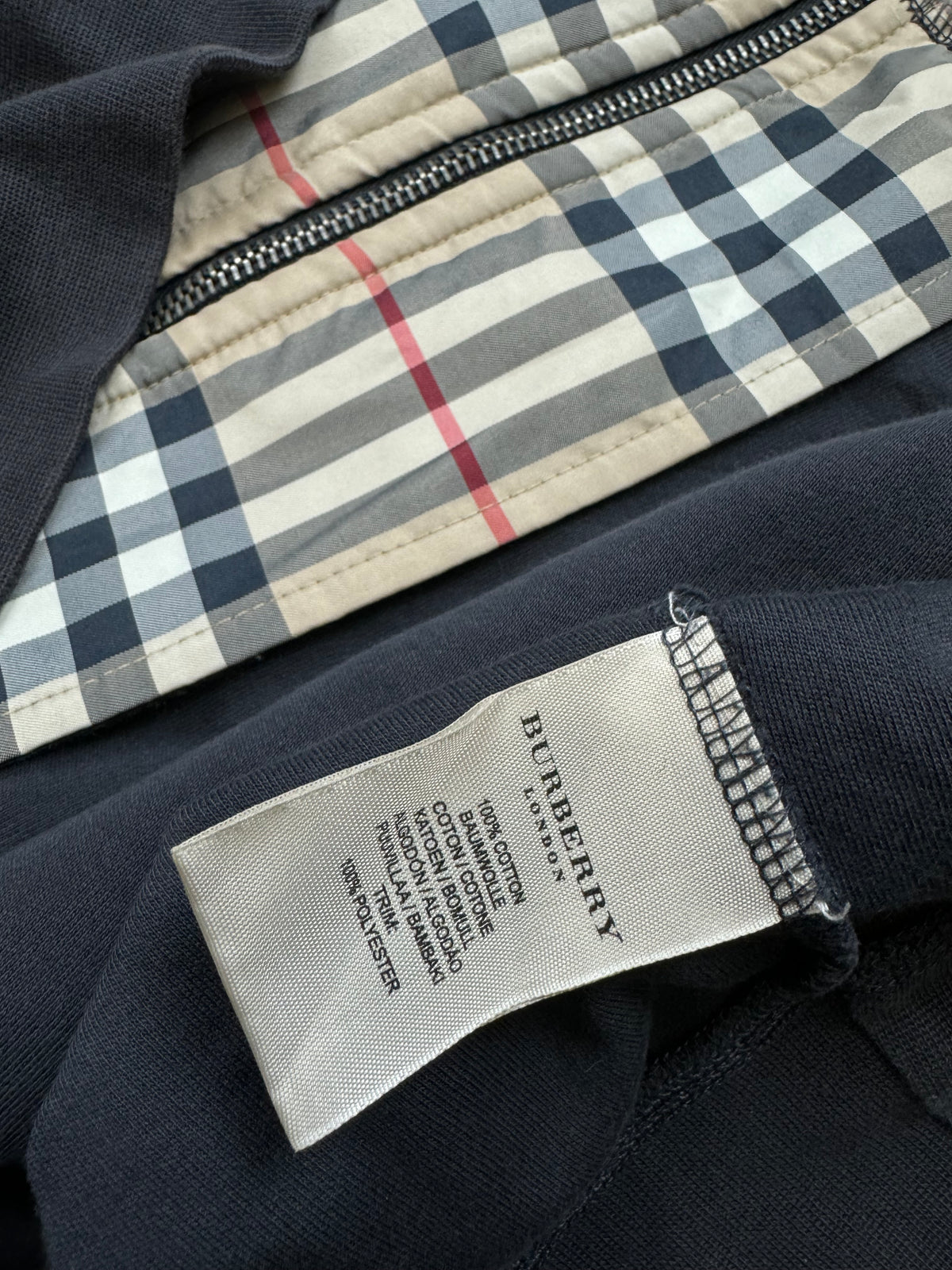 vintage Burberry sweatjacket {S}