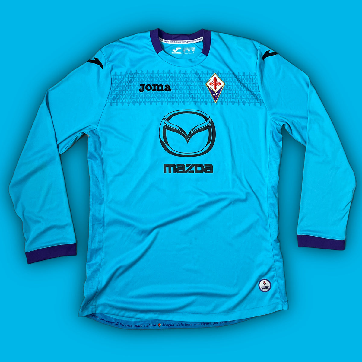 vintage Joma Ac Florenz NETO1 2013-2014 3rd jersey {L}