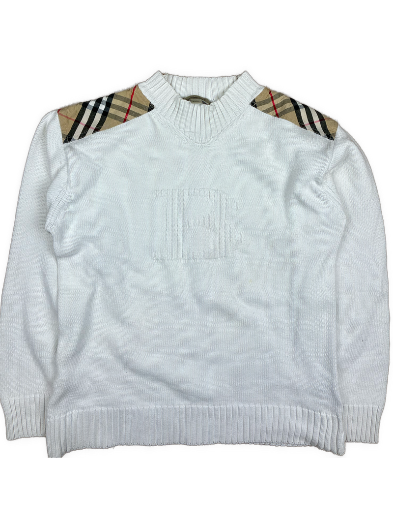 vintage Burberry knittedsweater {XS}