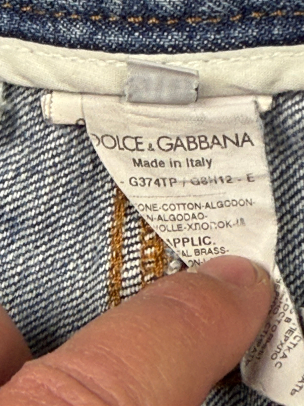 vintage Dolce & Gabbana jeans