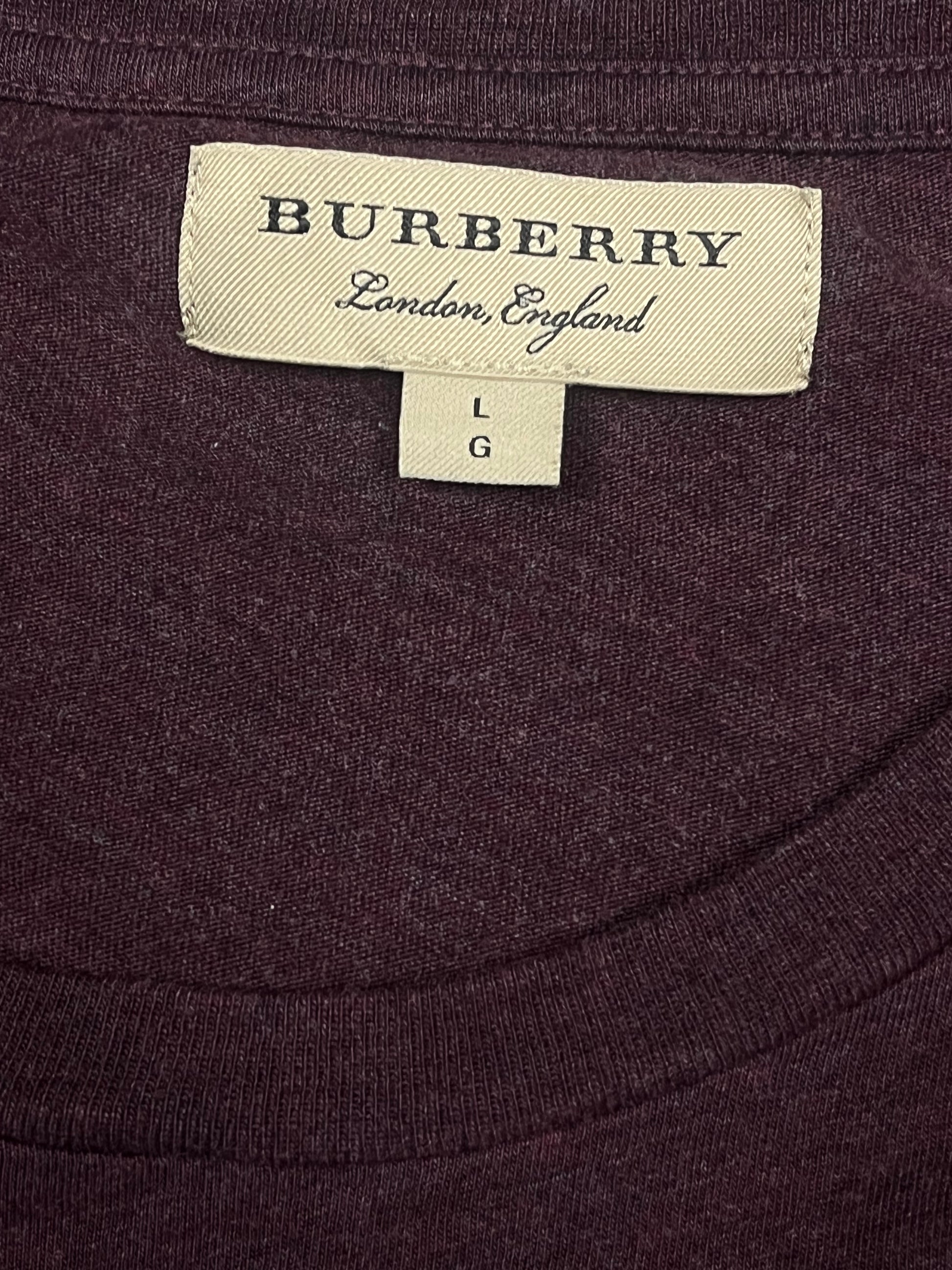 vintage Burberry t-shirt {L}