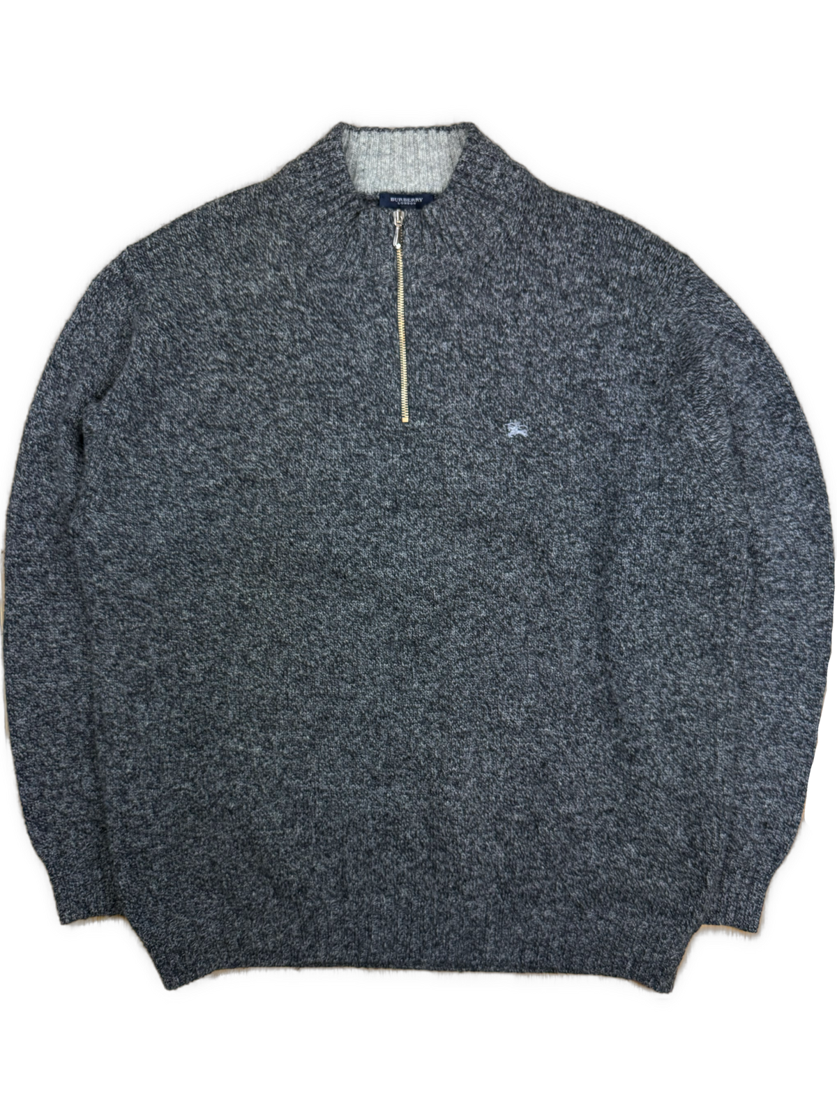 vintage Burberry quarterzip {XL}