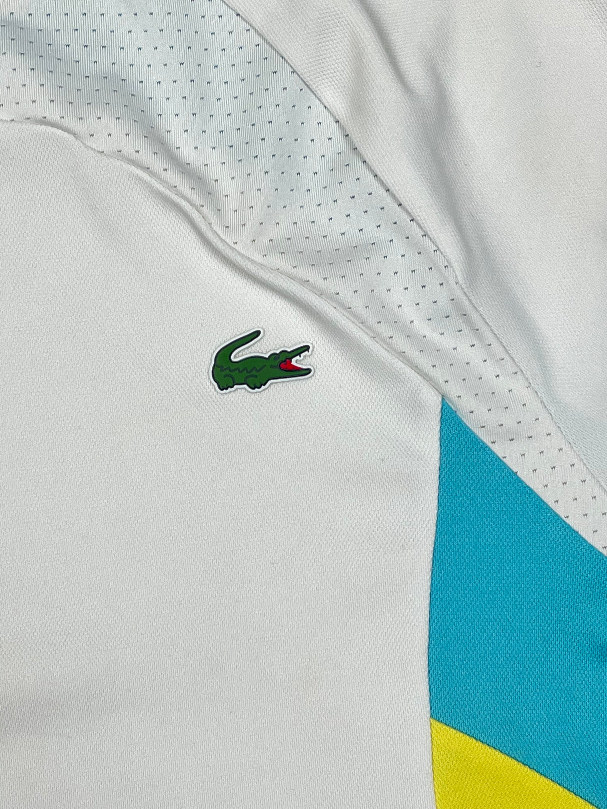 white Lacoste jersey {L}