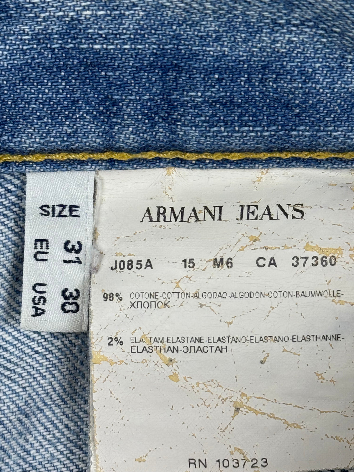 vintage Armani jeans {M}