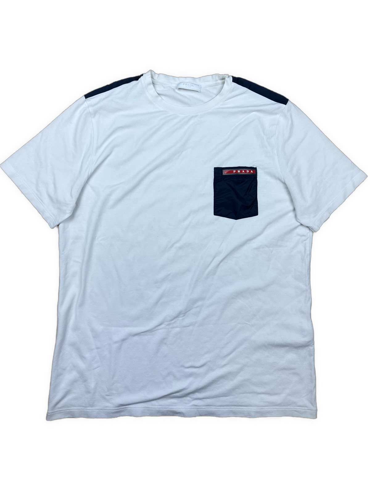 white Prada t-shirt