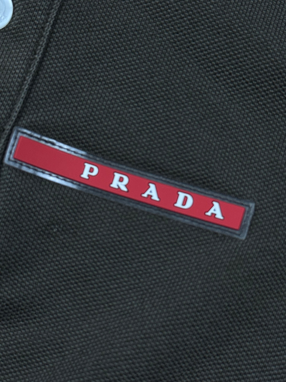 khaki Prada polo