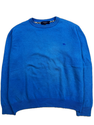 vintage babyblue Burberry knittedsweater {S}