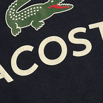 navyblue Lacoste hoodie {L}