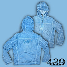 Carica l&#39;immagine nel visualizzatore di Gallery, vintage babyblue Armani Jeans windbreaker {XL}
