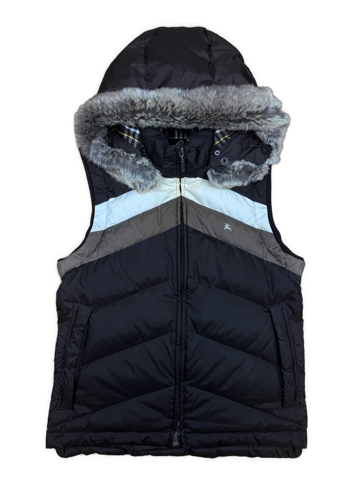 vintage Burberry Black Label vest {M}