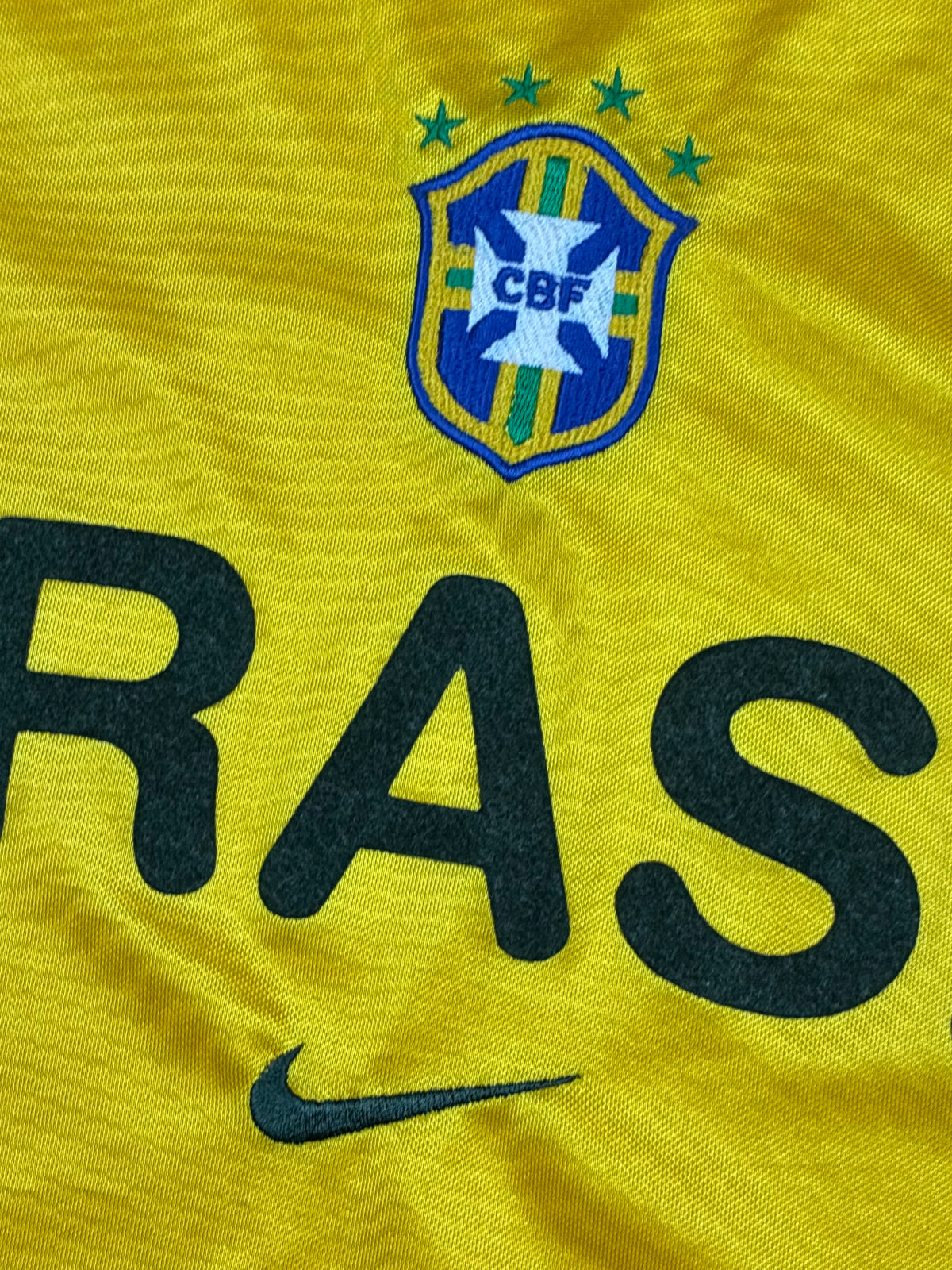 vintage Nike Brasil spellout jersey {XL}