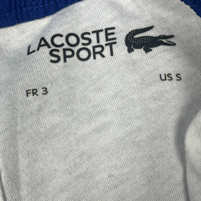 blue Lacoste trackpants {S}