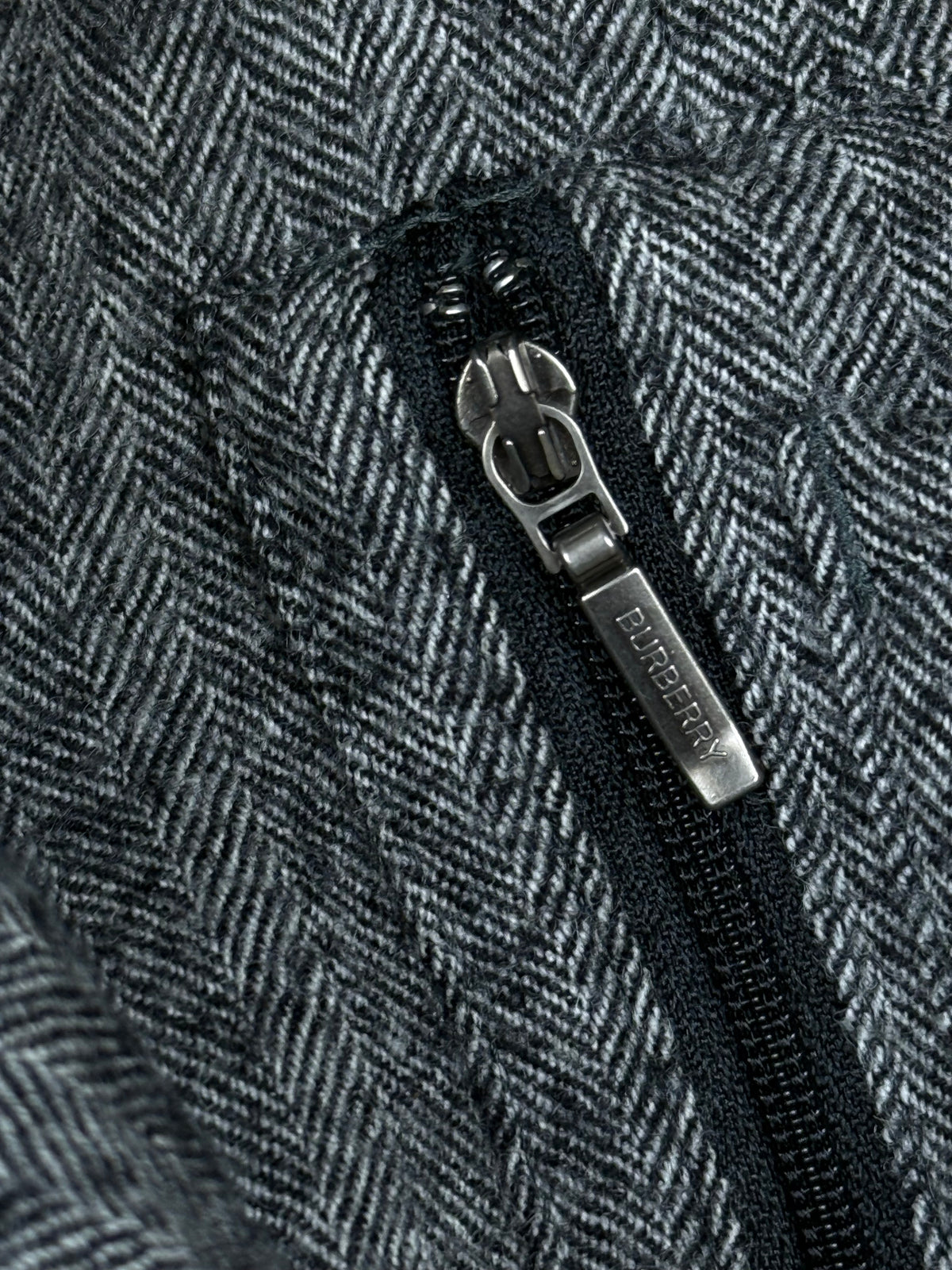 vintage Burberry Black Label sweatjacket {L}
