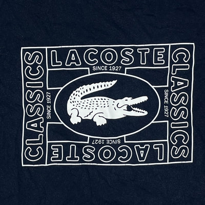 navyblue Lacoste t-shirt {M}